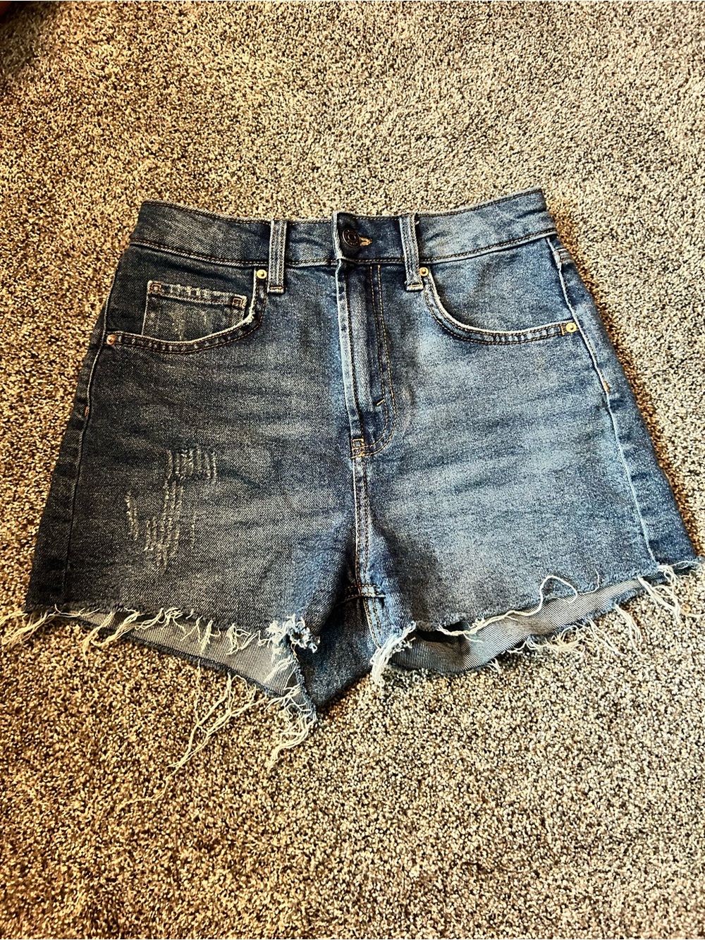 Wild Fable High Rise Denim Mom Shorts